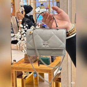 Мини-сумка Tory Burch Kira на цепочке,