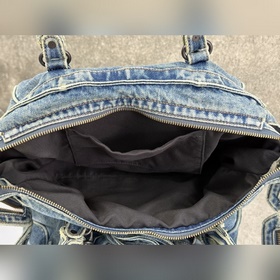 BALENCIAGA LE City — длинная джинсовая