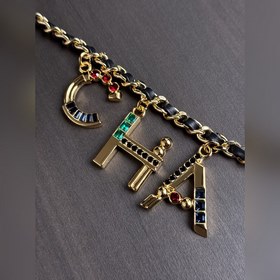 Сумка 26A на цепочке с текстурой под к