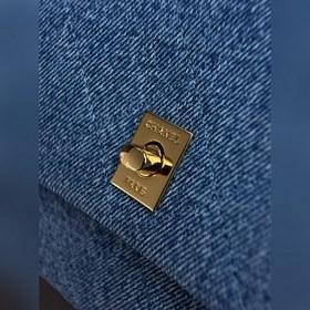 Сумка 26A из денима с застежкой-клапан