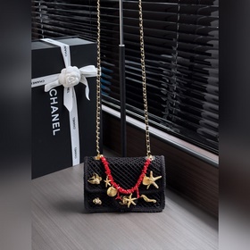 Плетеная сумка серии Chanel Beach разм