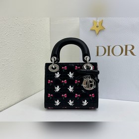 Сумка Lady Dior с тремя отделениями, у