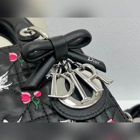 Сумка Lady Dior с тремя отделениями, у