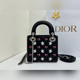 Сумка Lady Dior с тремя отделениями, у