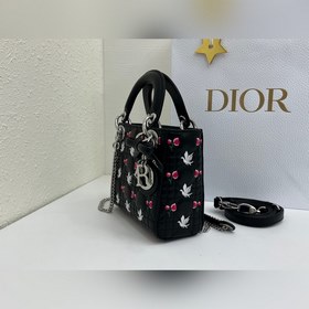 Сумка Lady Dior с тремя отделениями, у