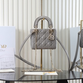 Сумка Lady Dior «Слоновая кость» с тре