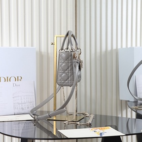 Сумка Lady Dior «Слоновая кость» с тре