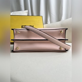 Розовая кожаная сумка Peekaboo Iseeu