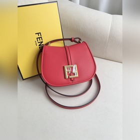 Маленькая сумка FENDI пурпурно-красн
