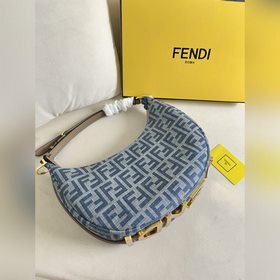 Джинсовая сумка FENDIpraphy большого р