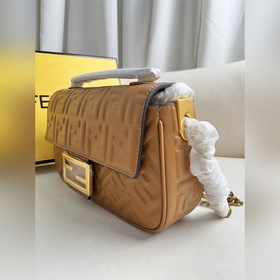 Коричневая сумка Baguette среднего раз