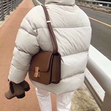 【Оригинальное качество】 Ручно сшитый тофу-баг последней модели BELT BAG-豆腐包, Cel