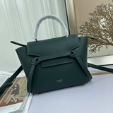 Высокое качество Улучшенная версия Celine belt pico ~ мини-сумка из зернистой ко