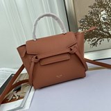 Высокое качество Улучшенная версия Celine belt pico ~ мини-сумка из зернистой ко