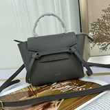 Высокое качество Улучшенная версия Celine belt pico ~ мини-сумка из зернистой ко