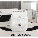 2023chanel Ранневесная новинка： черный рюкзак из телячьей кожи Duma. Очень прочн