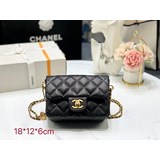 2023chanel кожаная сумка Chanel 21k новейшая модель mini классическая сумка в фо