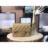 2023chanel (оригинал) новый цвет абрикосовый, маленький размер, в наличии, сумка