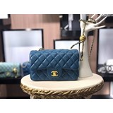 2023chanel (оригинал) новый цвет «павлиний глаз»  большой размер, в наличии, сум