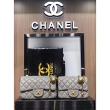 2023chanel (оригинал) Большой размер, в наличии, сумка с крышкой.
