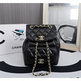 2023chanel Новая весенняя модель duma небольшой рюкзак из кожи с двумя плечевыми