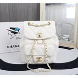 2023chanel Новая весенняя модель duma небольшой рюкзак из кожи с двумя плечевыми