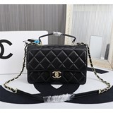 2023chanel Большая сумка из импортной телячьей кожи, мягкая на ощупь и износосто