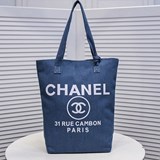 2023chanel 2023 весна-лето новинка джинсовая сумка для пляжа.