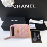 2023chanel  Оригинальные кошельки с маленькой молнией и ромбовидным узором уже в