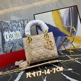 Dior [оригинальная кожа высокого качества, эмаль, три отделения, кожа овцы (новы
