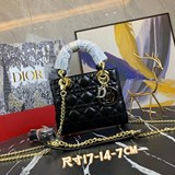 Dior [оригинальная кожа высокого качества, эмаль, три отделения, кожа овцы (новы