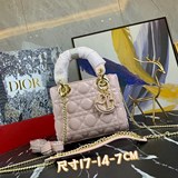 Dior [оригинальная кожа высокого качества, эмаль, три отделения, кожа овцы (новы