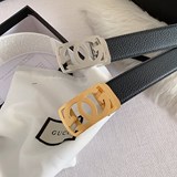 Новая модель Gucci с автоматической застежкой, двусторонняя кожа с текстурой лич