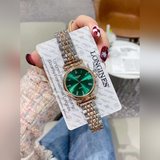 (Женская модель) Новая модель в различных цветах. Бренд Longines? Цельный стальн