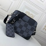 m69443 Белый и черный, мужской комплект из трех предметов pochette trio, серия с