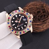 Новая модель Rolex 3-стрелковая часы для дайвинга из серии Yacht-Master с брилли