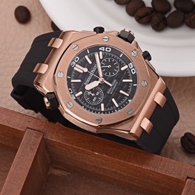 AP Audemars Piguet Элитные мужские часы Ремешок： натуральная кожа