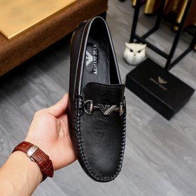Armani Новые туфли-ботинки в стиле «додо» черного цвета Верх из