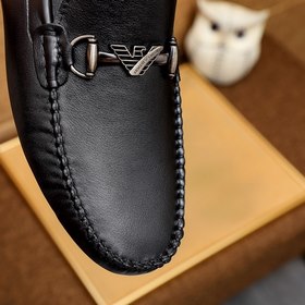 Armani Новые туфли-ботинки в стиле «додо» черного цвета Верх из 