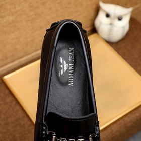 Armani Новые туфли-ботинки в стиле «додо» черного цвета Верх из 