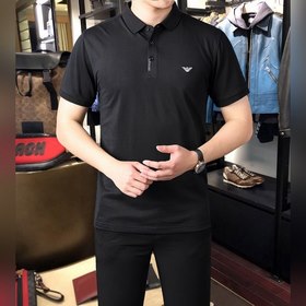 Armani &nbsp;Высококачественная хлопковая футболка с коротким