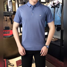 Armani &nbsp;Высококачественная хлопковая футболка с коротким
