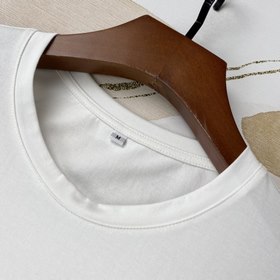 Amani Armani Высококачественная хлопковая футболка с коротким ру