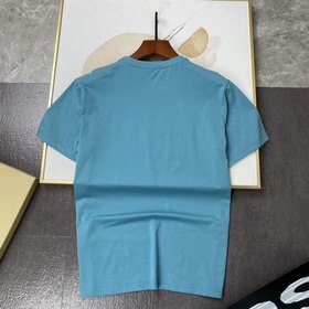 Amani Armani Высококачественная хлопковая футболка с коротким ру