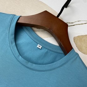 Amani Armani Высококачественная хлопковая футболка с коротким ру