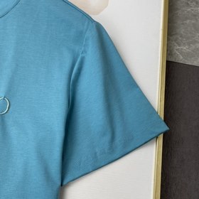 Amani Armani Высококачественная хлопковая футболка с коротким ру
