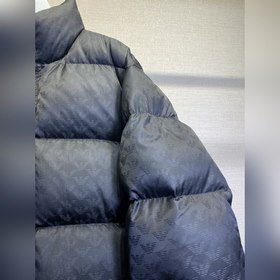 Armani Классическая куртка с полным принтом логотипа из жаккардов