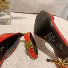 BALMAIN/Бальман Новые весенние туфли на высоком каблуке Верх： выс