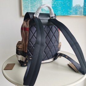 Классический рюкзак Burberry из льняной ткани The Rucksack, средн