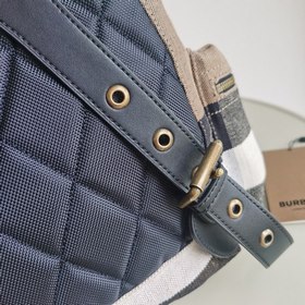 Классический рюкзак Burberry из льняной ткани The Rucksack, средн